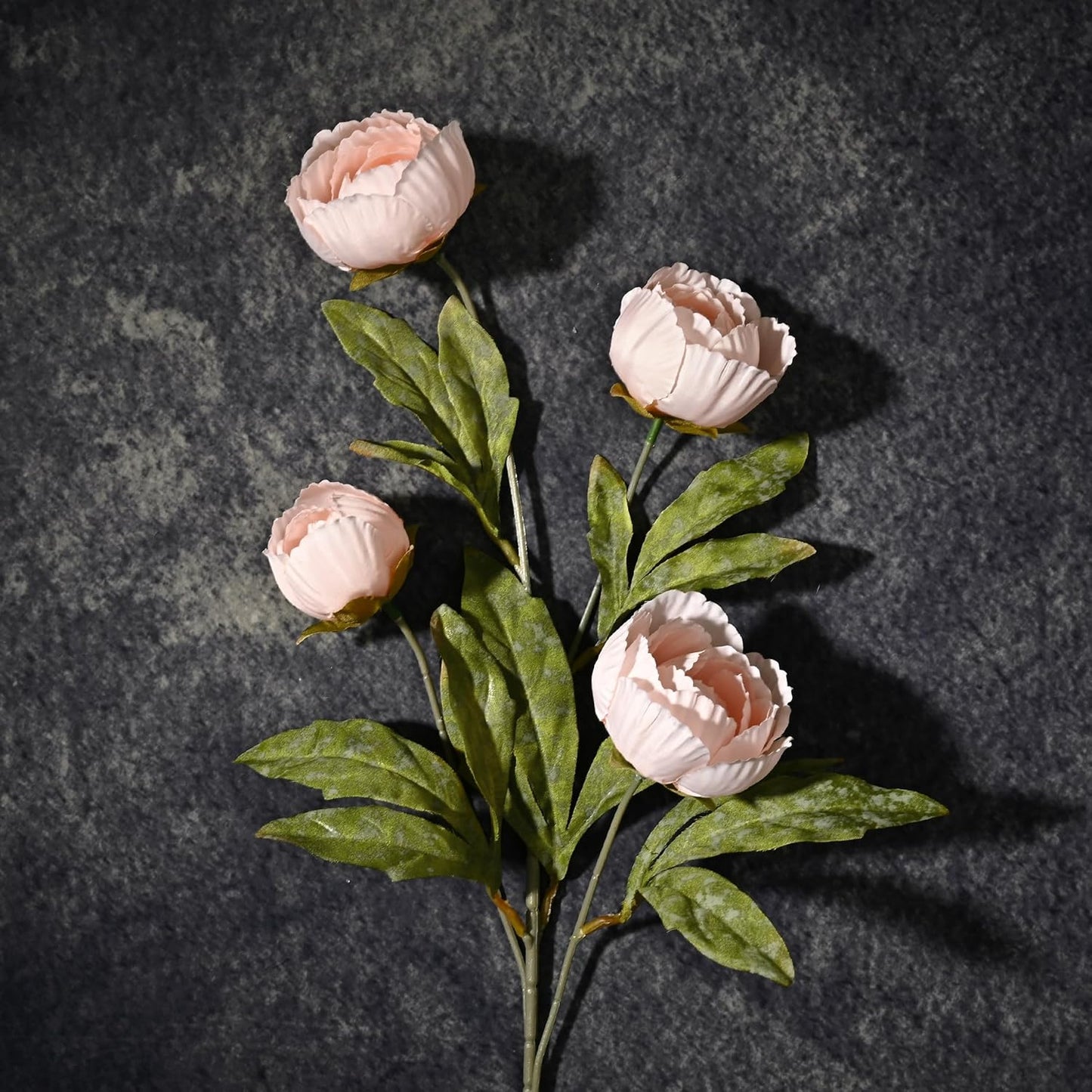 6 Pcs Faux Peonies Artificial Flowers for Vase, 27" White Flowers | Fake Silk Peonies Flowers for Wedding, Vase Filler White Flowers for DIY Bouquets Centerpieces Bridal Shower Office Decor
