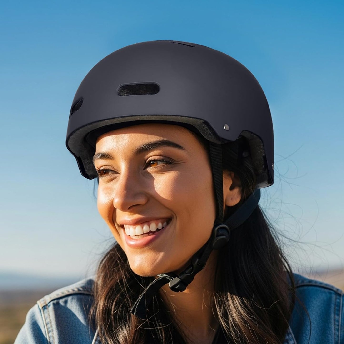Skateboard Bike Helmet, 3 Sizes for Adult Youth Kids Women Men Boys Girls | Certified Multi-Sport Helmet for Scooter Skate Bicycle, Adjustable Lightweight Ventilated Helmet