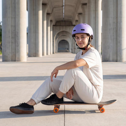 Skateboard Bike Helmet, 3 Sizes for Adult Youth Kids Women Men Boys Girls | Certified Multi-Sport Helmet for Scooter Skate Bicycle, Adjustable Lightweight Ventilated Helmet