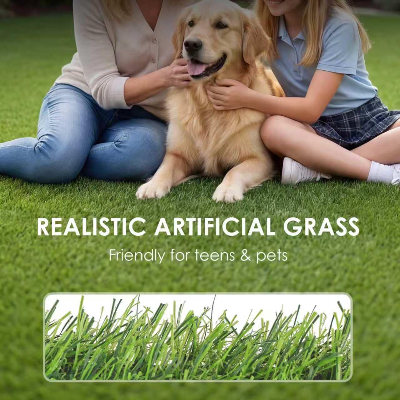 Artificial Grass for Dogs Potty – Indoor Dog Pee Pad with Non-Slip White Rubber Base, Easy Clean Fake Grass for Small Dogs, DIY Cuttable Turf for Apartments (2'*3')