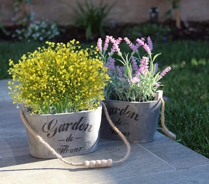 Fake Dandelion Flowers (White), Artificial Plants Plastic Shrubs Bushes Decor Faux Stems Outdoor Indoor Home Garden Party Wedding DIY Planting Filler Decoration