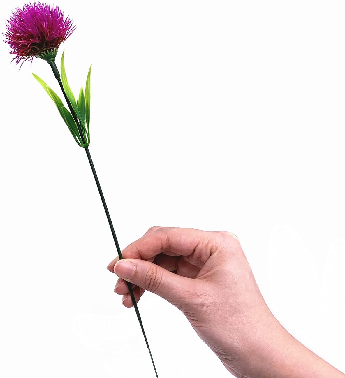 Fake Dandelion Flowers (White), Artificial Plants Plastic Shrubs Bushes Decor Faux Stems Outdoor Indoor Home Garden Party Wedding DIY Planting Filler Decoration