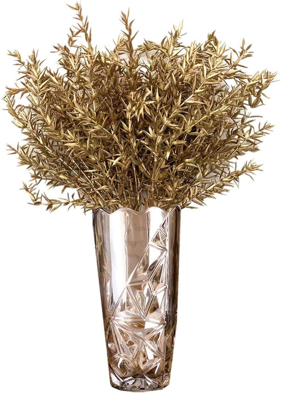 Fake Dandelion Flowers (White), Artificial Plants Plastic Shrubs Bushes Decor Faux Stems Outdoor Indoor Home Garden Party Wedding DIY Planting Filler Decoration
