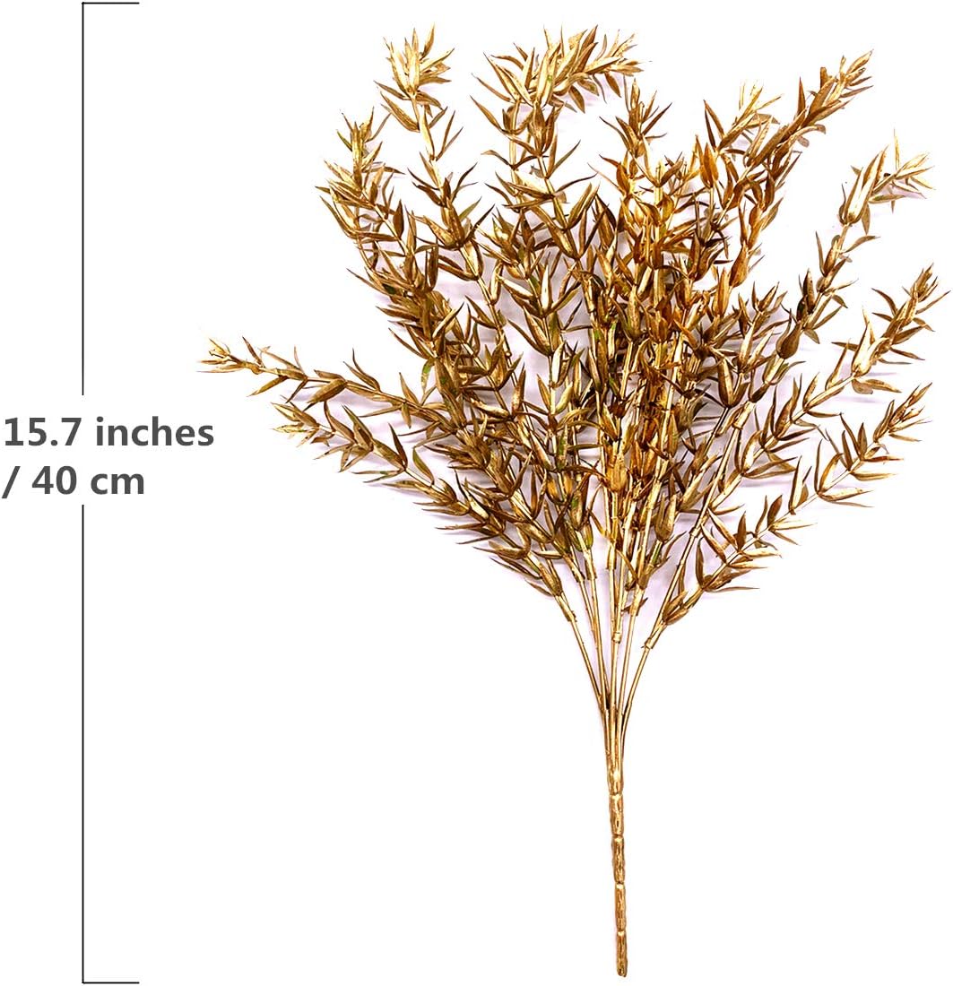 Fake Dandelion Flowers (White), Artificial Plants Plastic Shrubs Bushes Decor Faux Stems Outdoor Indoor Home Garden Party Wedding DIY Planting Filler Decoration