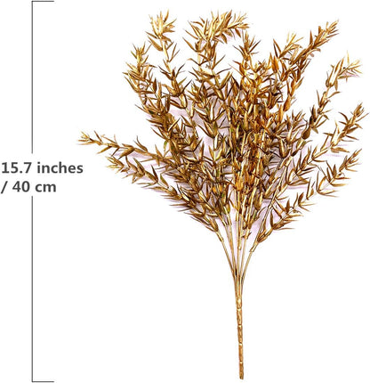 Fake Dandelion Flowers (White), Artificial Plants Plastic Shrubs Bushes Decor Faux Stems Outdoor Indoor Home Garden Party Wedding DIY Planting Filler Decoration