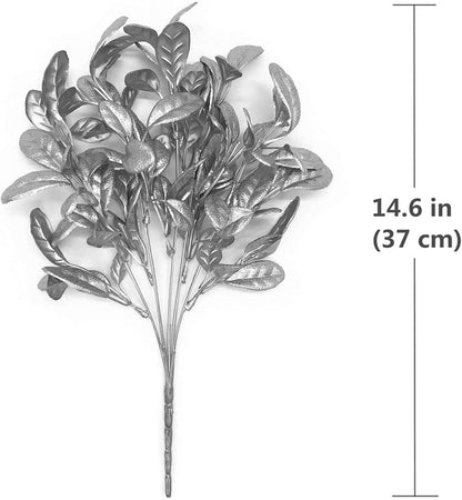 Fake Dandelion Flowers (White), Artificial Plants Plastic Shrubs Bushes Decor Faux Stems Outdoor Indoor Home Garden Party Wedding DIY Planting Filler Decoration