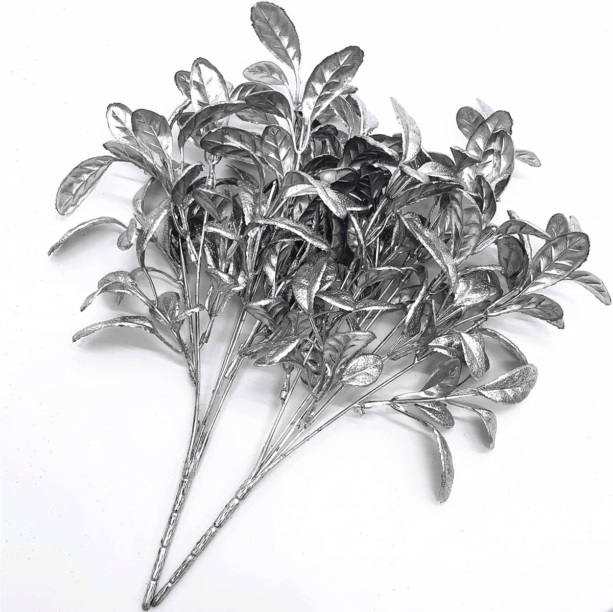 Fake Dandelion Flowers (White), Artificial Plants Plastic Shrubs Bushes Decor Faux Stems Outdoor Indoor Home Garden Party Wedding DIY Planting Filler Decoration