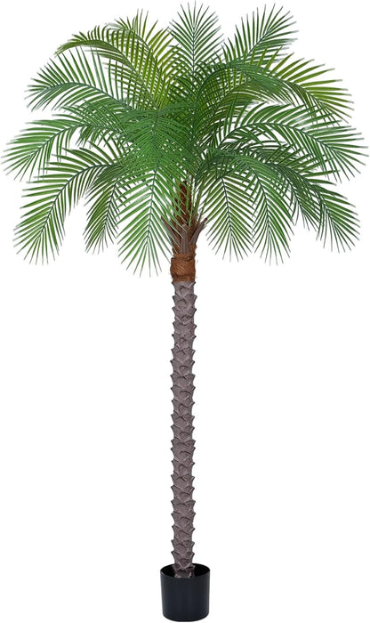 5ft Artificial Phoenix Palm Tree, Faux Coconut Silk Tropical Fake Palm Plant for Indoor Outdoor Home Office Patio Bathroom Pool Coastal Decor