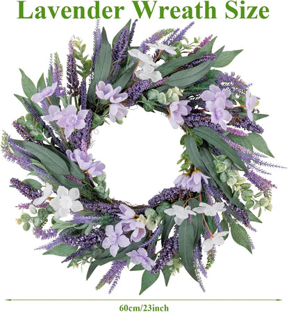 22 Inch Spring Summer Wreaths for Front Door, Artificial Yellow Forsythia Wreath with Green Leaves, Large Silk Floral Wreath for All Seasons Window Wall Wedding Decor