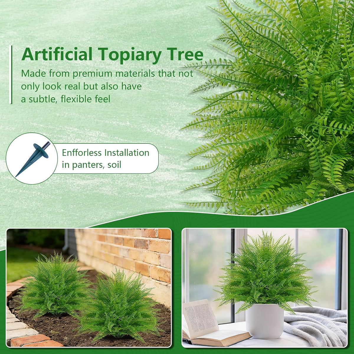Grooy Pink Set of 2 Artificial Plants Flowers Topiary Ball for Outdoor