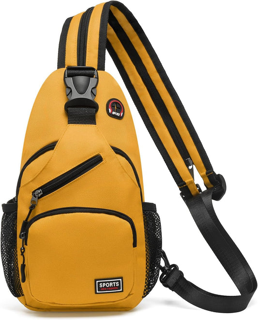 Convertible Sling Bag for Women Men Fit for 7.9" Tablet Yellow