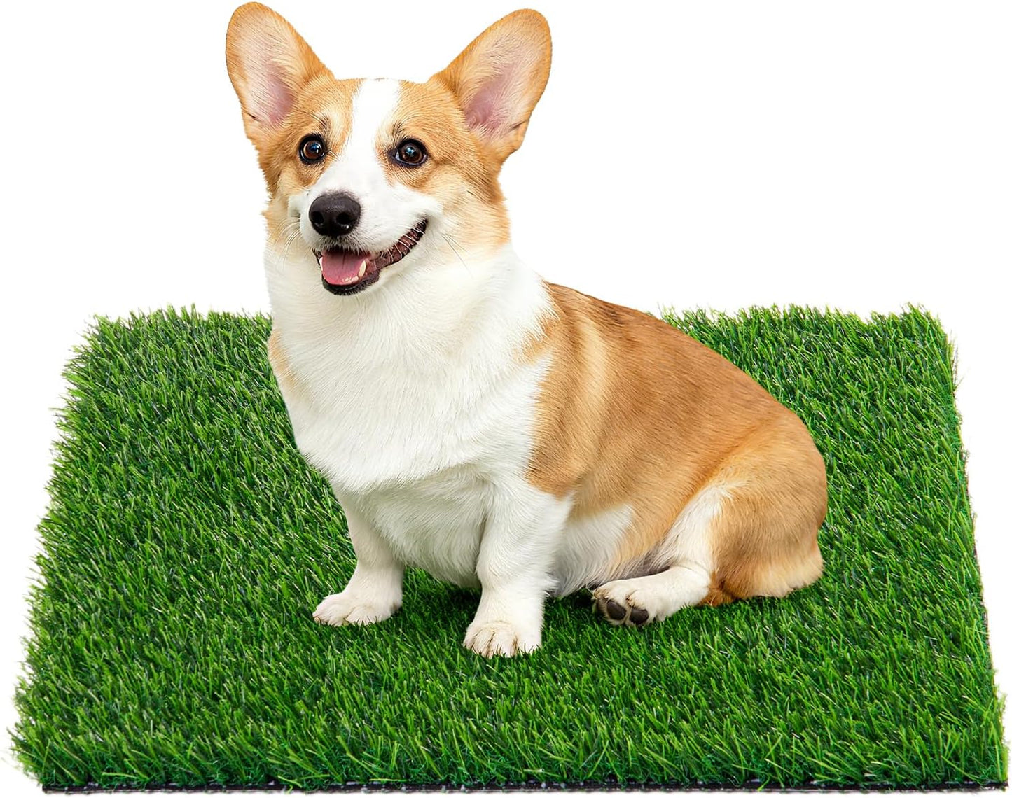 Artificial Grass Outdoor, 18x28" Grass Pad for Dogs Indoor Potty Training | Fake Grass Mat, with Drainage Holes, Easy to Clean, Washlable, Replacement Turf Rug for Patio Balcony Lawn Apartment Decor