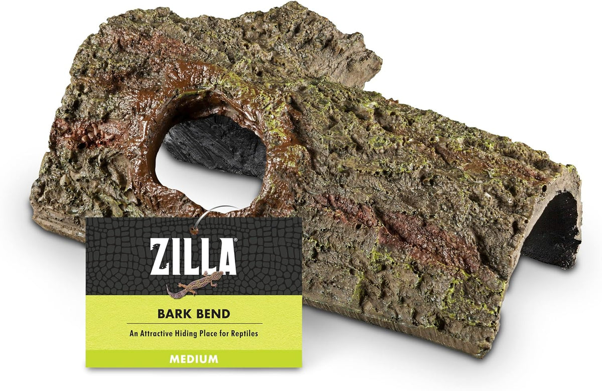 Bark Bends Reptile Hides for Geckos, Snakes, Frogs, Medium