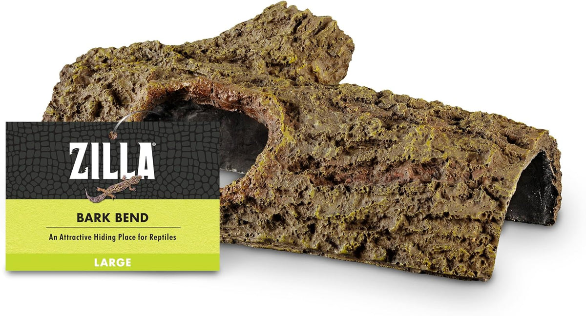 Bark Bends Reptile Hides for Geckos, Snakes, Frogs, Medium