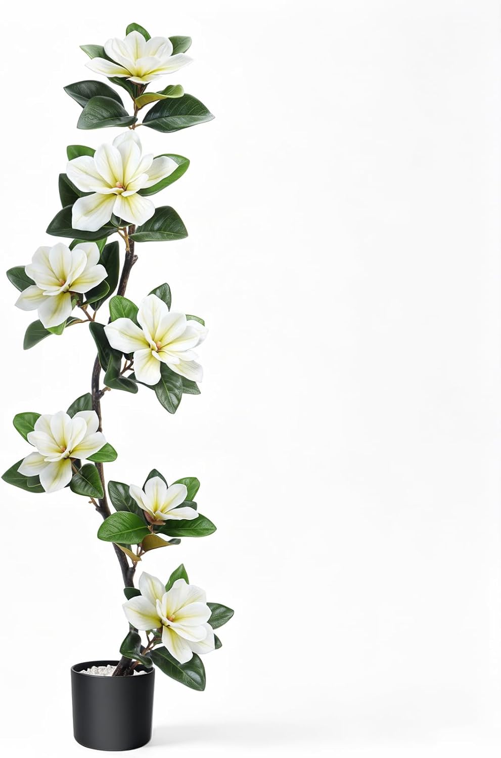4.6 Ft Magnolia Tree Fake Tree Magnolia Decor Tree for Living Room