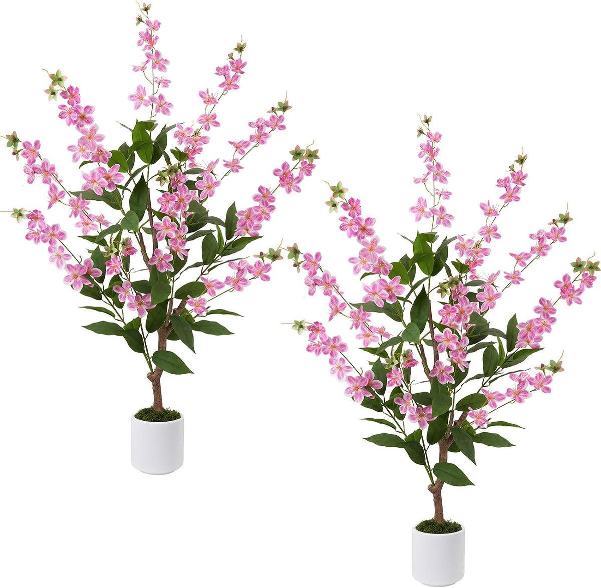 4.6 Ft Magnolia Tree Fake Tree Magnolia Decor Tree for Living Room