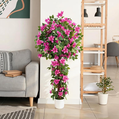 4.6 Ft Magnolia Tree Fake Tree Magnolia Decor Tree for Living Room
