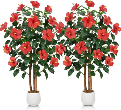 4.6 Ft Magnolia Tree Fake Tree Magnolia Decor Tree for Living Room