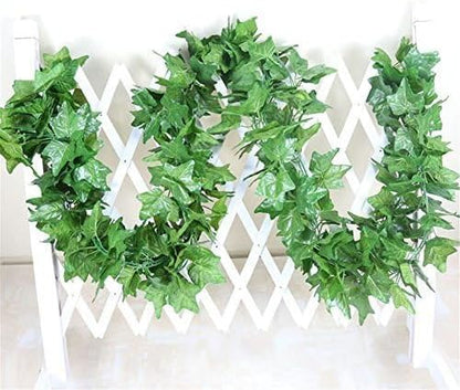 40 Ft Artificial Ivy Silk Vines Fake Hanging Plants High Simulation Garlands Greenery Chain for Home Wedding Wall Party Decoration, Pack of 5