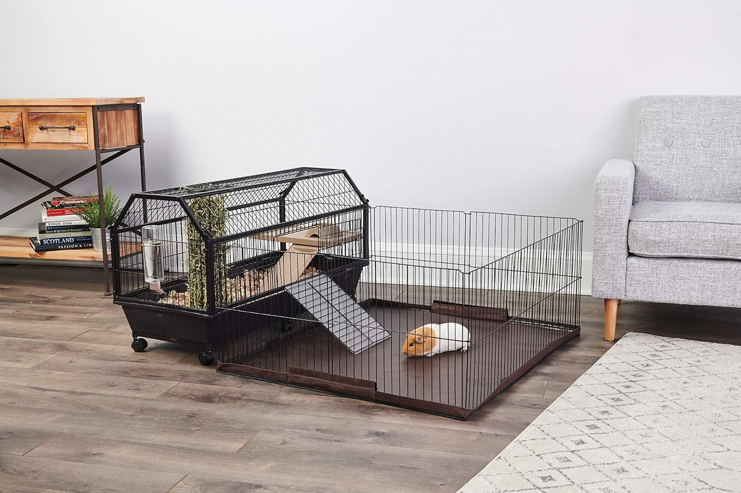 Oxbow Enriched Life Large Play Yard Leakproof Floor Cover, Essential for Rabbit Cage, Guinea Pig Cage Floor Cover, Bunny Supplies, Guinea Pig Stuff, Oxbow, Rabbit Playpen Must Have