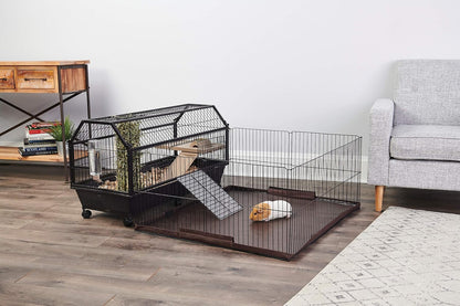 Oxbow Enriched Life Large Play Yard Leakproof Floor Cover, Essential for Rabbit Cage, Guinea Pig Cage Floor Cover, Bunny Supplies, Guinea Pig Stuff, Oxbow, Rabbit Playpen Must Have