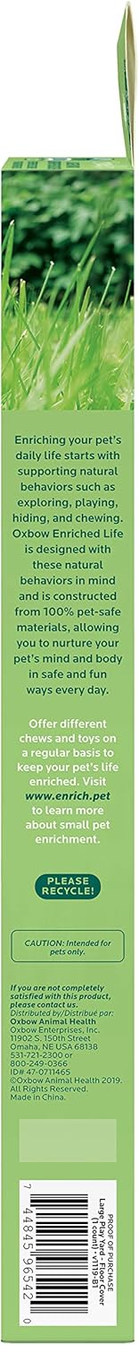 Oxbow Enriched Life Large Play Yard Leakproof Floor Cover, Essential for Rabbit Cage, Guinea Pig Cage Floor Cover, Bunny Supplies, Guinea Pig Stuff, Oxbow, Rabbit Playpen Must Have