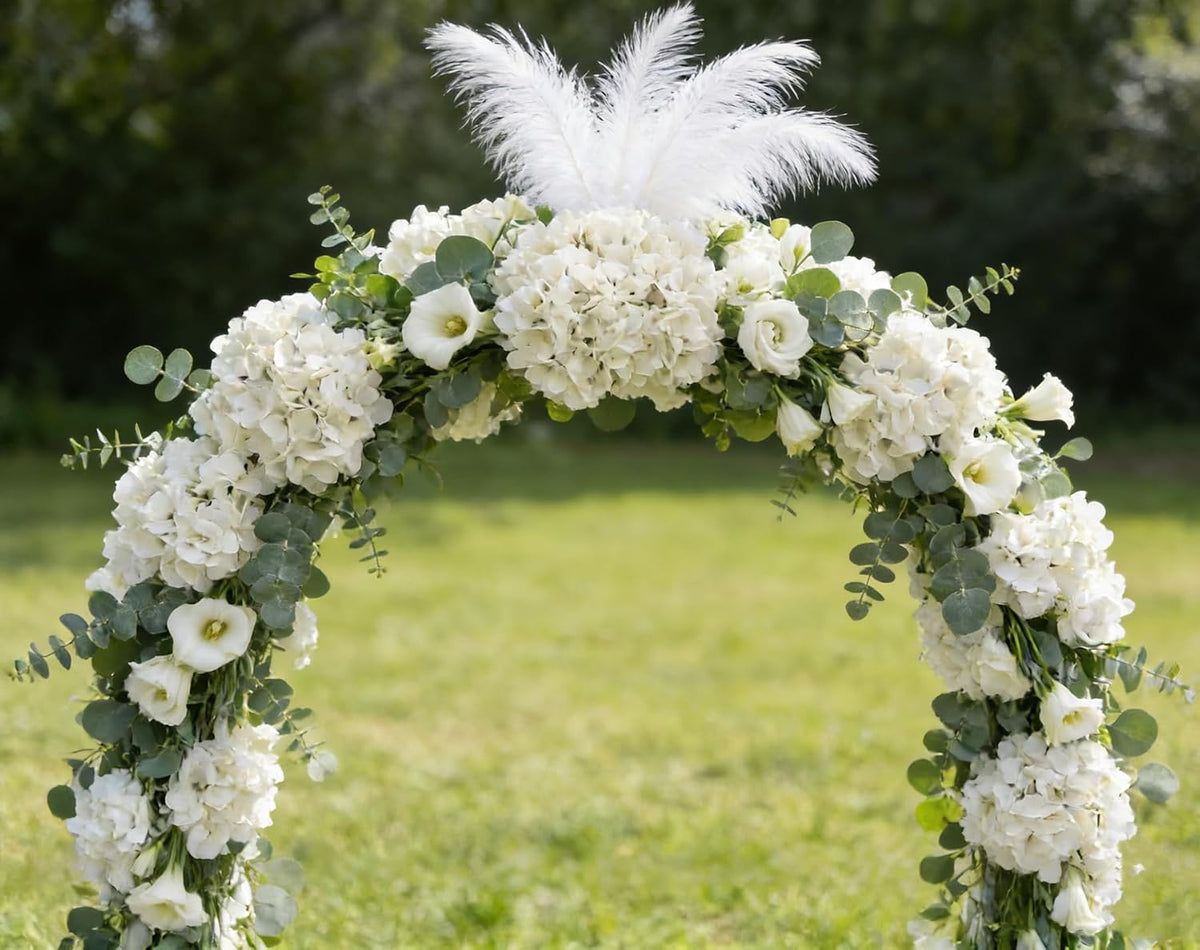 Kimura's Cabin 6pcs Artificial Silk Hydrangea Flowers Vintage Fake Bouquets Faux Hydrangeas Flower with Stems for Wedding Party Autumn Farmhouse Home Table Core Decoration (Deep Lake Blue)