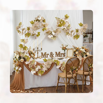 Spring Summer Lavender Purple Garland, 6Ft Lavender Artificial Green Garland, Fake Silver LavenderLeaves Vines for Wedding Mantle Party Arch Porch Stair Table Door Home Decor (Light Purple)