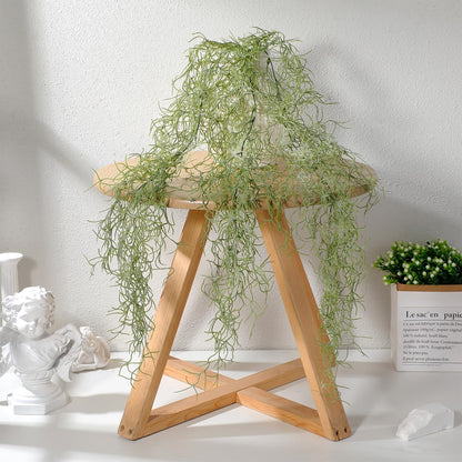 BESTOYARD 36-Inch Realistic Artificial Spanish Moss, Large Faux Hanging Plant Vine for Indoor Home Decor, Terrarium, Wreath & DIY Crafts