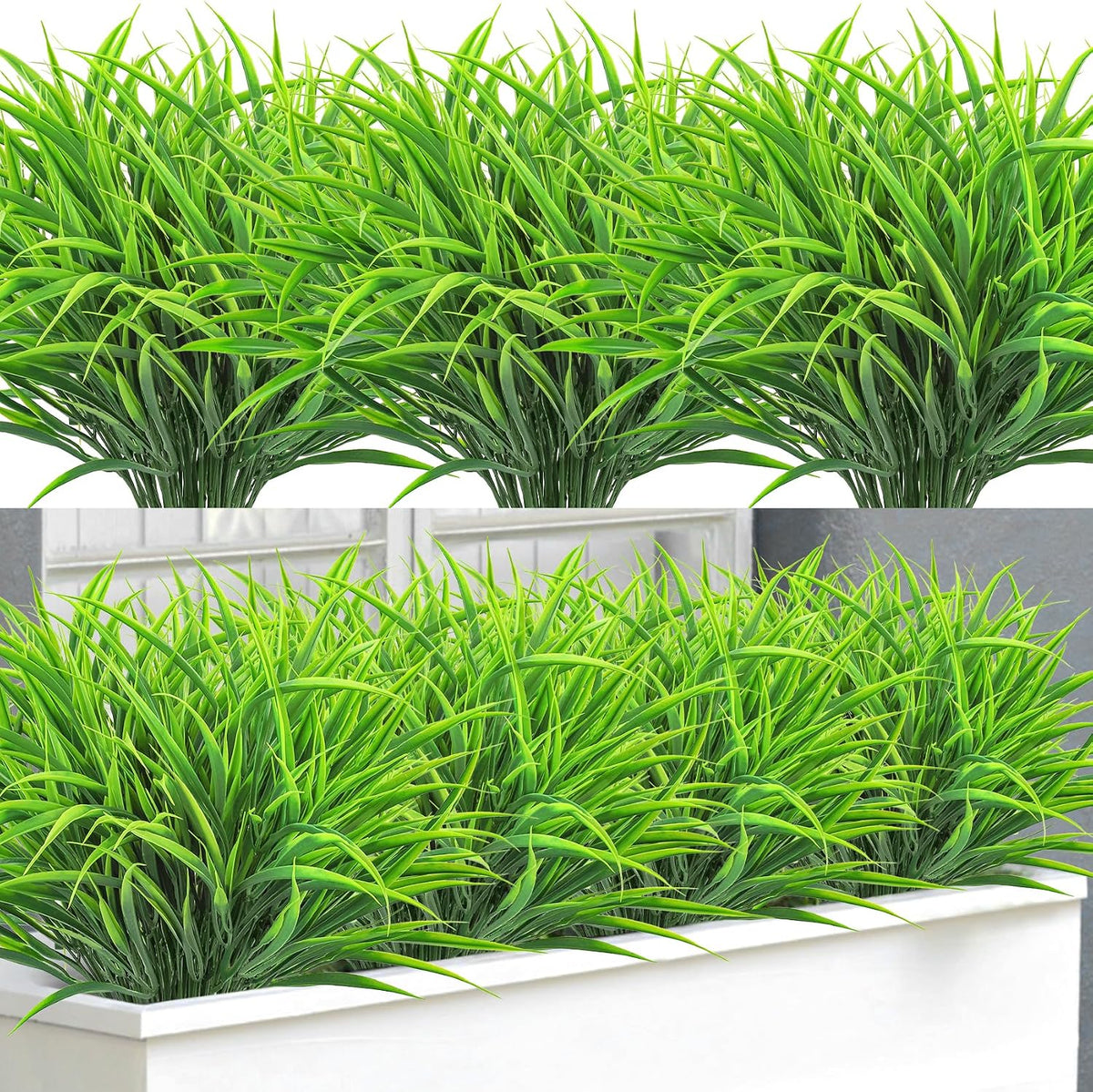 16 Pcs Artificial Plants Outdoor Fake Fall Greenery Stems, Red