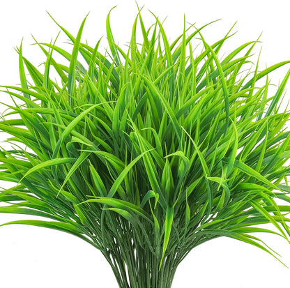 16 Pcs Artificial Plants Outdoor Fake Fall Greenery Stems, Red