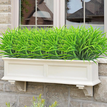 16 Pcs Artificial Plants Outdoor Fake Fall Greenery Stems, Red