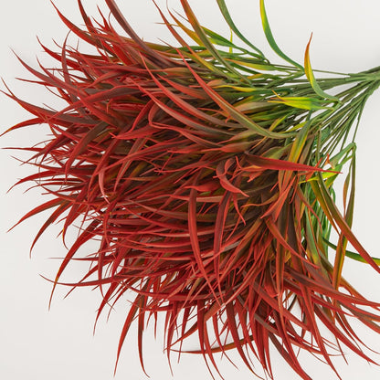 16 Pcs Artificial Plants Outdoor Fake Fall Greenery Stems, Red