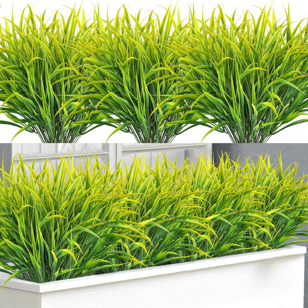 16 Pcs Artificial Plants Outdoor Fake Fall Greenery Stems, Red