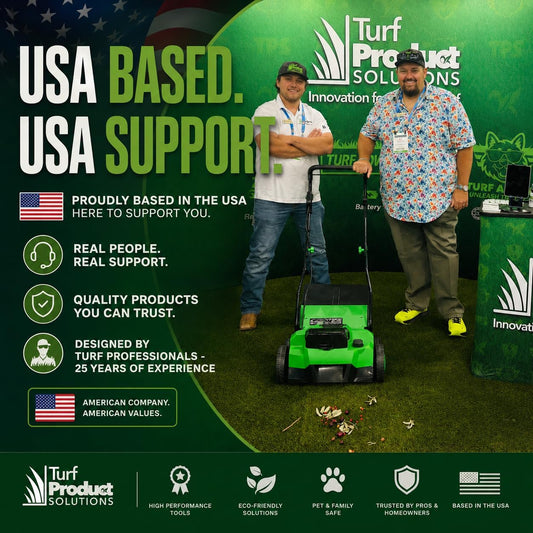 Turf Power Sweep™ MAX + Turf Power Jet™ 40V Cordless Artificial Turf Sweeper & Blower Combo Lifts Flattened Fibers, Removes Debris & Pet Hair