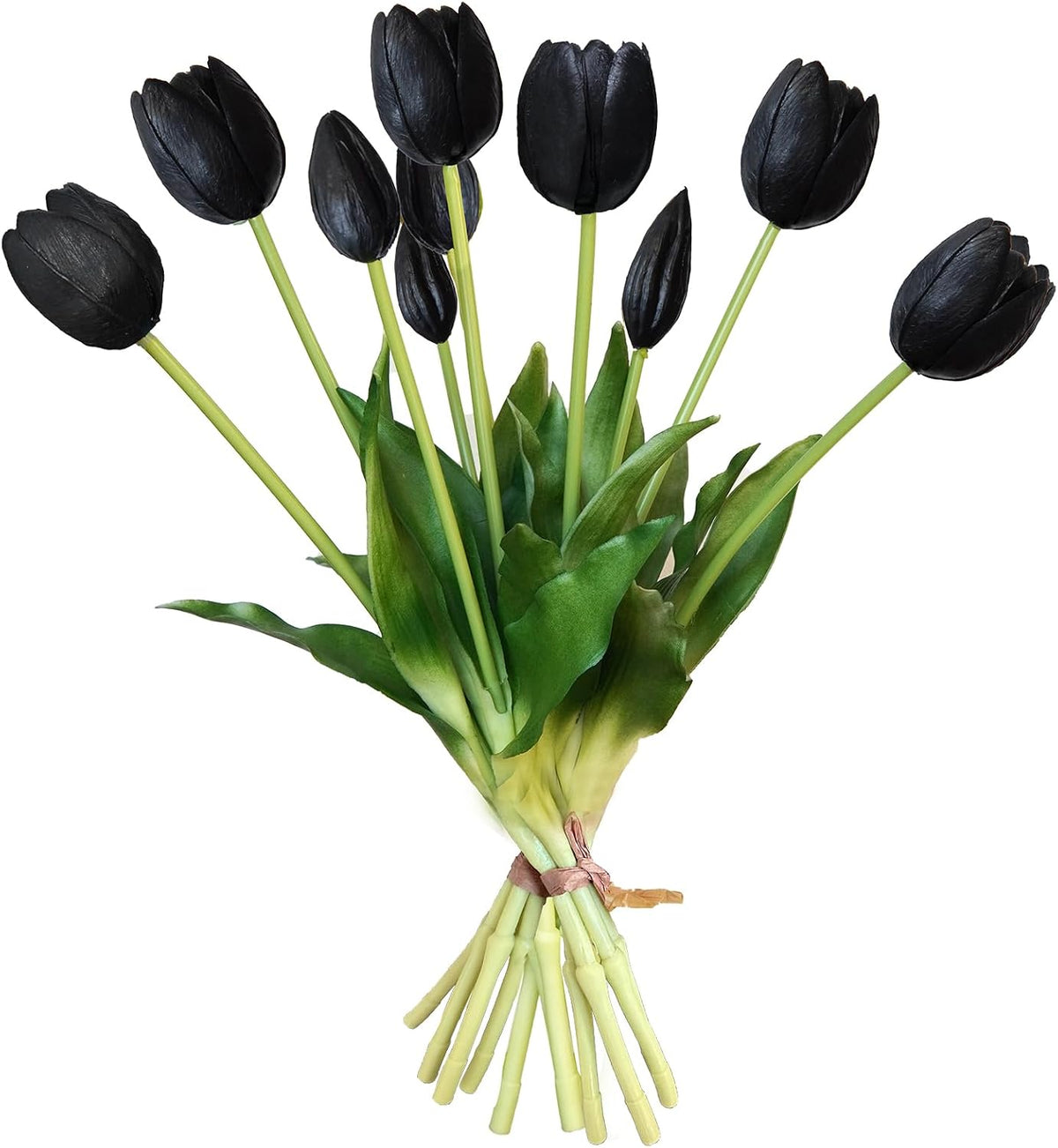 10 Pcs Fake Tulips Tulips Artificial Flowers(Light Pink)