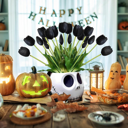 10 Pcs Fake Tulips Tulips Artificial Flowers(Light Pink)