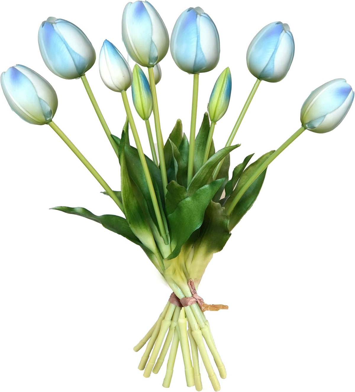 10 Pcs Fake Tulips Tulips Artificial Flowers(Light Pink)
