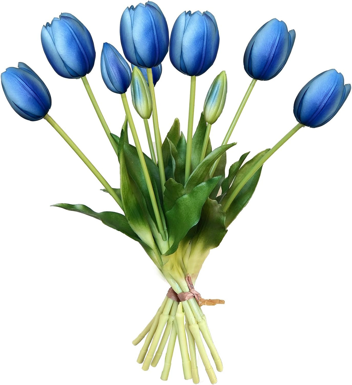 10 Pcs Fake Tulips Tulips Artificial Flowers(Light Pink)