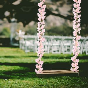 35.4FT Cherry Blossom Flowers Garland Vine for Decoration