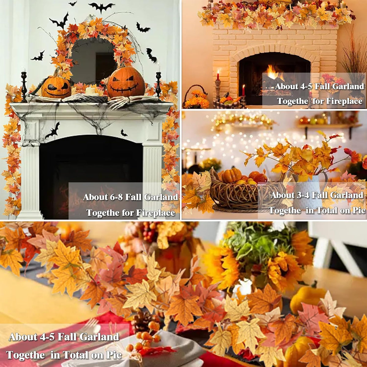 35.4FT Cherry Blossom Flowers Garland Vine for Decoration