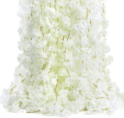 35.4FT Cherry Blossom Flowers Garland Vine for Decoration