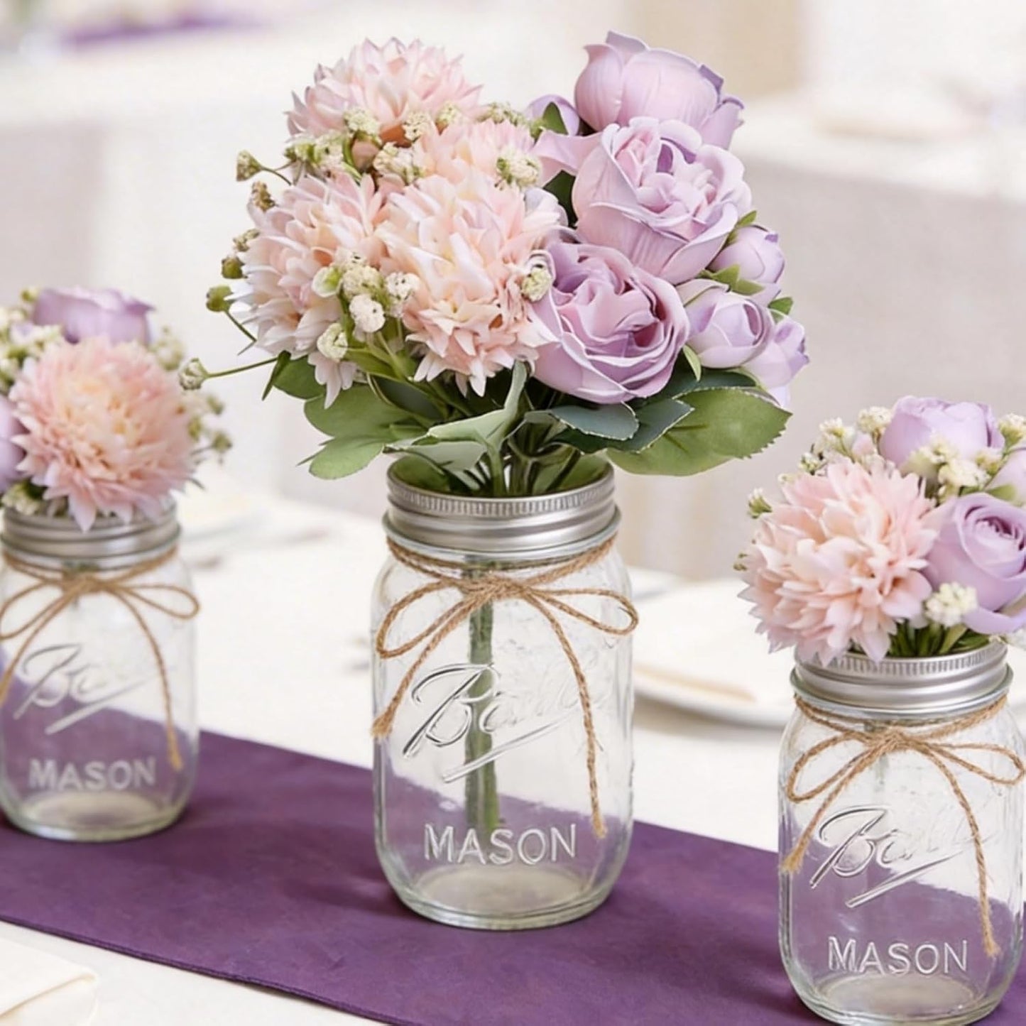 16 Bundles Peonies Artificial Flowers Bulk - Blush Pink | Silk Fake Flower for DIY Bouquet, Faux Peony Floral Arrangements for Vase Centerpiece Home Wedding Party Centerpiece