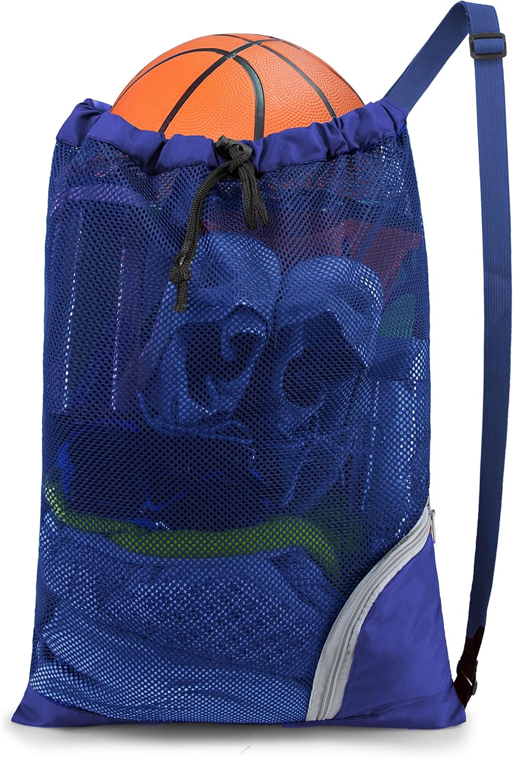 Gym Bags for Men Women Mesh Drawstring Backpack for Swim Sports Workout Gear Gifts for Swimmers Beach Pool Wrestling Backpack Cinch Bag With 3 Pockets Neon Yellow XLarge