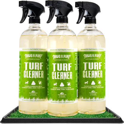Turf Cleaner for Pet Urine Outdoor and Indoor | Artificial Grass Dog Urine Cleaner That Cleans and Deodorizes Pet Waste on Fake Grass For Dogs - 32 Fl Oz (Single)