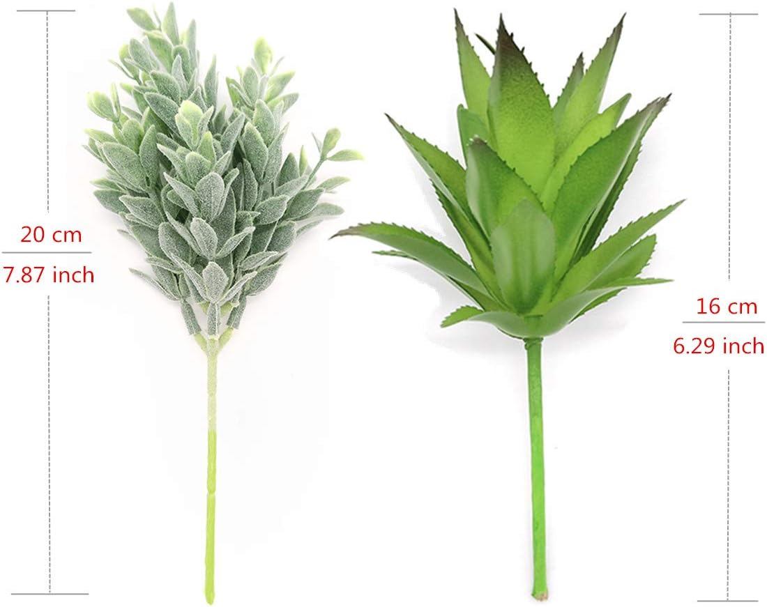 4 Pack Artificial Air Plants Faux Flocking Tillandsia Air Plants Bromeliads for Home Decor Terrarium Decoration Artificial Succulents Plants Arrangement