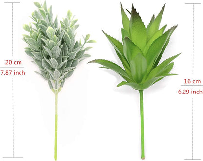 4 Pack Artificial Air Plants Faux Flocking Tillandsia Air Plants Bromeliads for Home Decor Terrarium Decoration Artificial Succulents Plants Arrangement