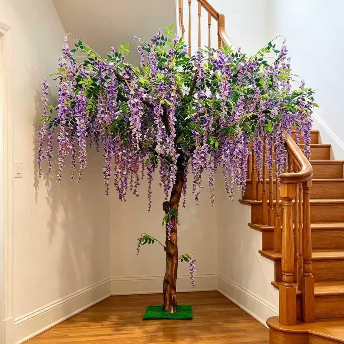 Artificial Wisteria Tree, Faux Silk Flower Wisteria Tree