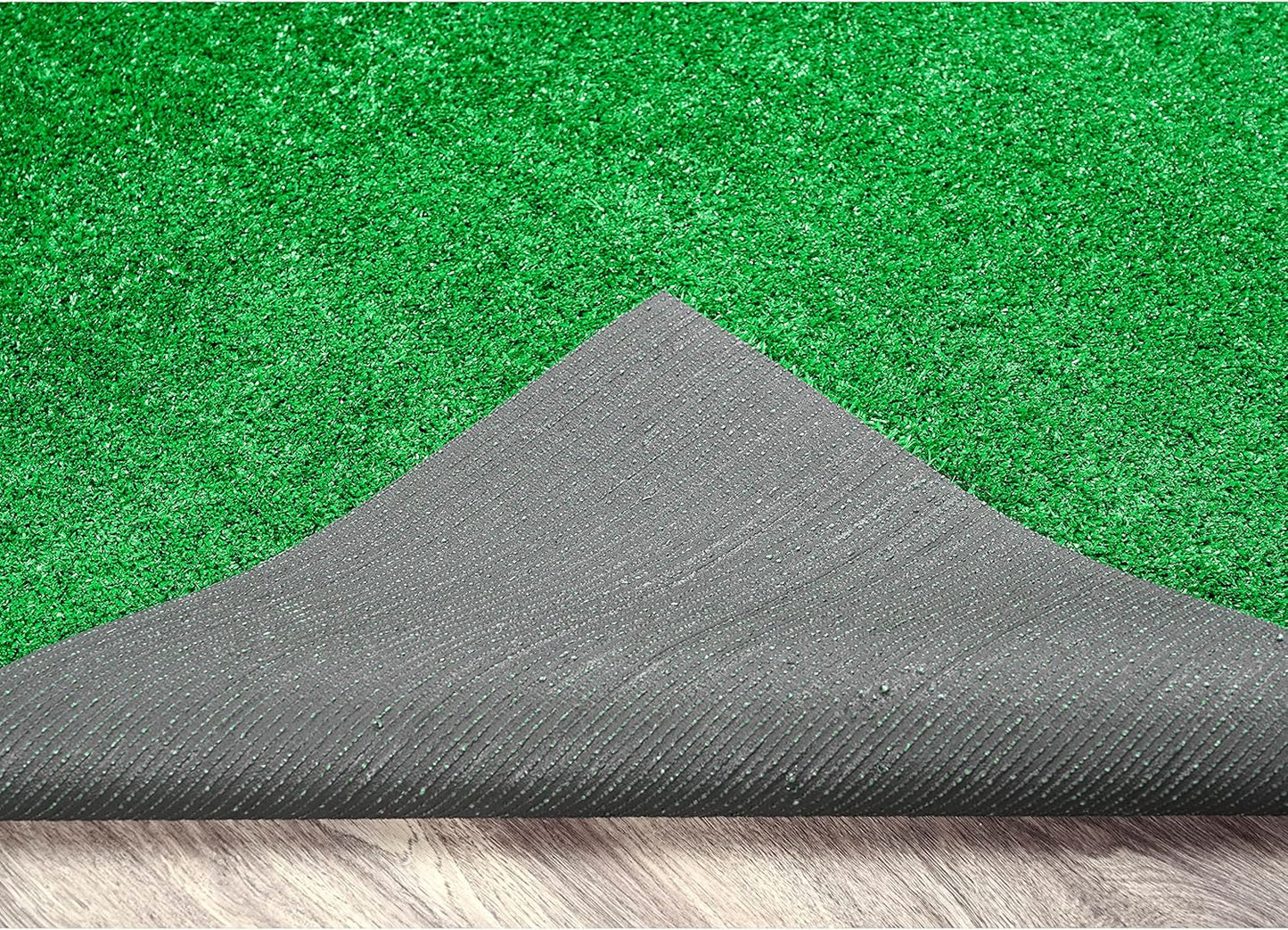 Artificial Grass 7 Ft. X 10 Ft. Large Indoor/Outdoor Area Rug Green -Lush Green, Durable, and Low-Maintenance for Patios, Lawns, and More
