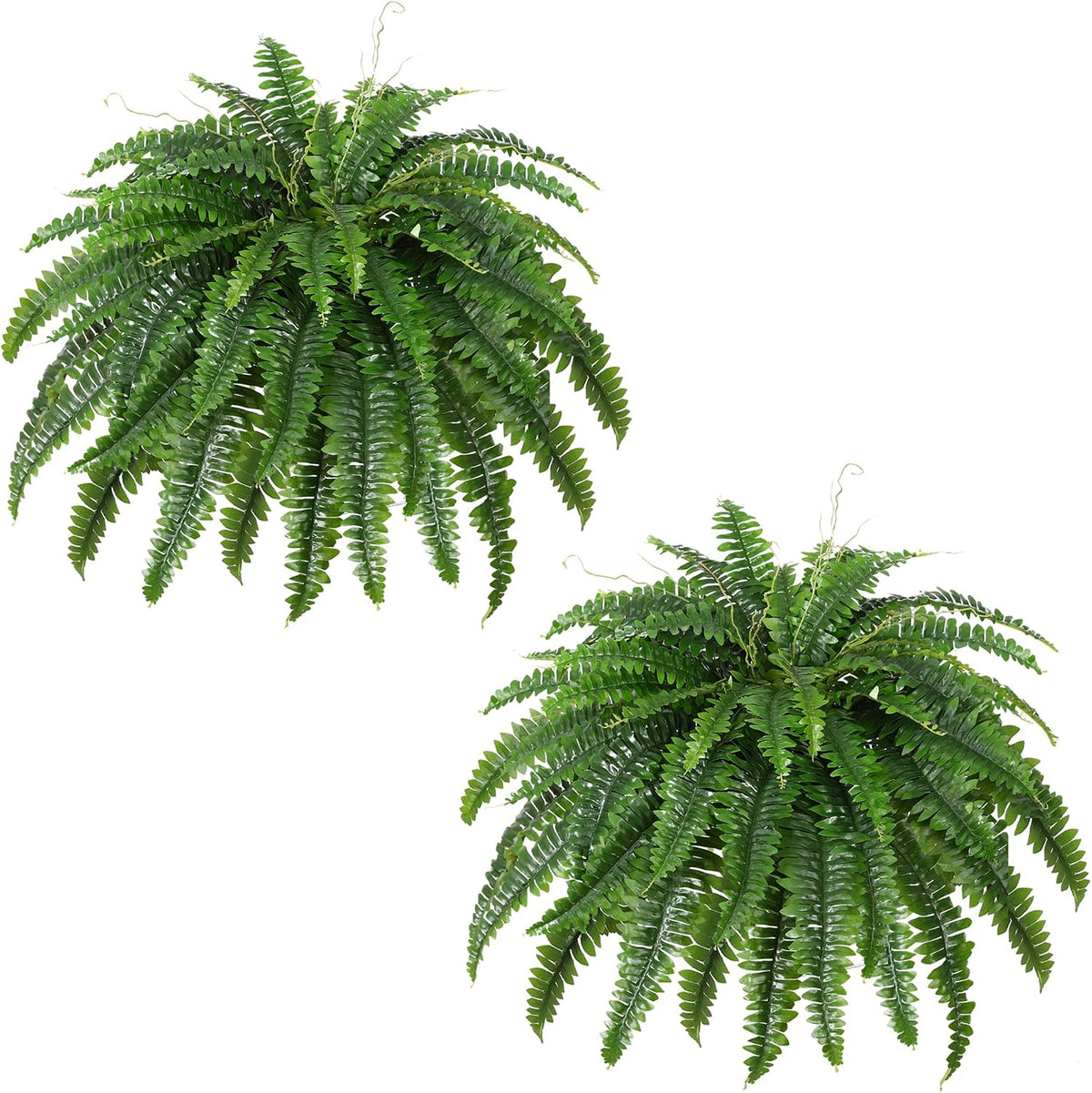 45" Artificial Boston Fern (Set of 2), Outdoor Plants
